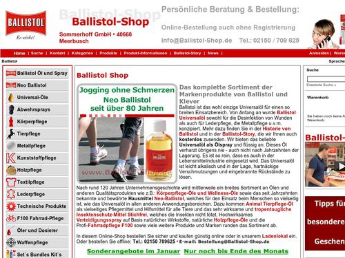 http://www.ballistol-shop.de